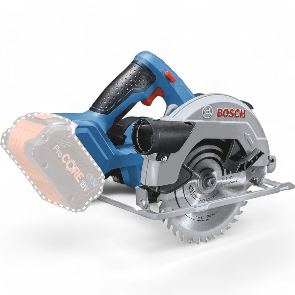 מסור עגול נטען "½6 18v עד 57 מ"מ 3400 סל"ד - גוף בלבד