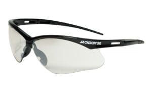 משקפי מגן מוגנות UV ושריטות עדשה אפורה תקן ANSI Z87.1+