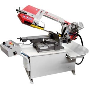 מסור סרט למתכת תלת פאזי 2910 מ"מ ERGONOMIC 320.258 DG BOMAR תצרת צ’כיה ירידה מבוקרת חיתוך שמאל + ימין