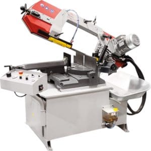 מסור סרט למתכת תלת פאזי 2910 מ"מ ERGONOMIC 320.258 DGH BOMAR תצרת צ’כיה הידראולי מלא חצי אוטומטי חיתוך שמאל + ימין