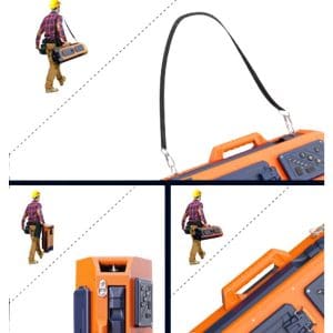 עמוד זרקור תאורה נטען 24.5v/חשמלי 98Wh עד 17,000 לומנס מתכוונן 0.65-2.2 מטר עד 150 שעות עבודה – תמונה 4