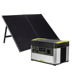 קיט סולארי לקמפינג - קיבולת 1000Wh, הספק 1500/3000W, סולארי GOALZERO 200W