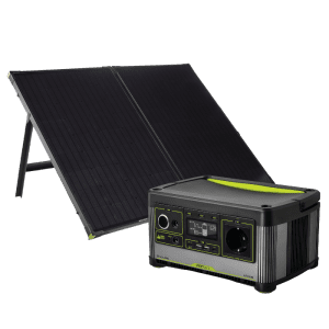 קיט סולארי לקמפינג - קיבולת 505Wh, הספק 300/1200W, סולארי GOALZERO 100W