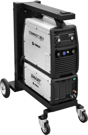 רתכת AC/DC תלת פאזי עד 250A מקצועית כולל עגלה וידית קירור מים TIG/MMA