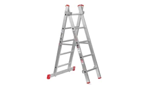 סולם אלומניום דו חלקי A שחיל מקצועי 2X5 גובה 240 ס"מ
