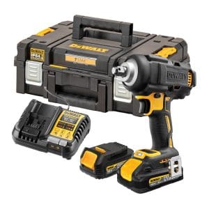 מפתח בוקסות 1/2 טבעת 1084Nm כולל סוללה 5A + סוללה 1.7A ומטען