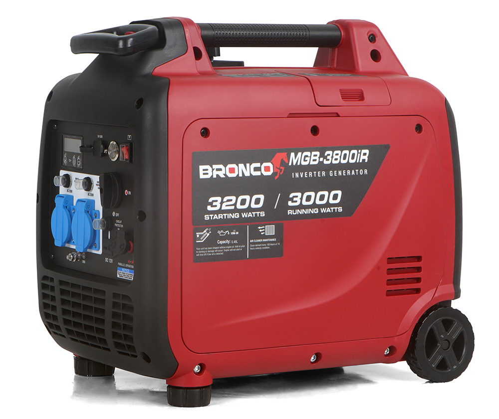 גנרטור בנזין חד פאזי מושתק אינוורטר 3.2KW כולל שלט BRONCO