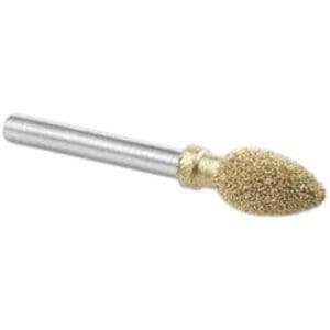 כרסם עץ לדרמל "1/8 - 1/4" X 1/2" FLAME BURR, 1/8" SHAFT (ORIGINAL, FINE) FL-14-EG