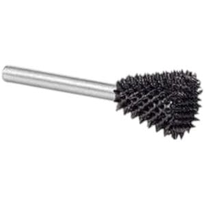 כרסם עץ לדרמל "1/8 - 3/8" X 1/2" DOVE TAIL BURR, 1/8" SHAFT (EXTREME, VERY COARSE) DTX-38-EC