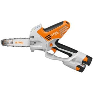 מסור שרשרת לגיזום נטען 21.6v להב "6 שימון אוטומטי כולל 2 סוללות ומטען כפול במזוודה GTA40