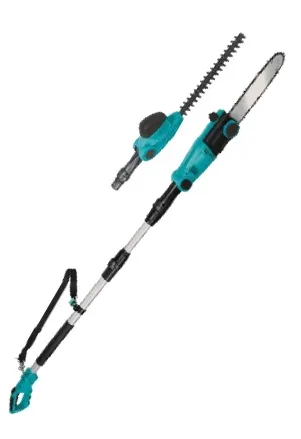 משולב חשמלי מסור שרשרת גובה 750w וגוזם גובה 550w אורך 2.8 מטר