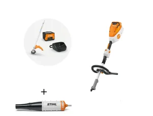 משולב נטען 36v קומבי ביתי AK System + סוללה + מטען + אביזר חרמש