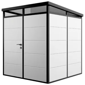 מבנה קל מחסן גינה אוורסט 20/20 – שחור 2x2 מטר