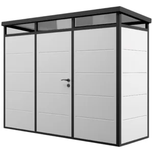 מבנה קל מחסן גינה אוורסט 30/10 – שחור 3x1 מטר