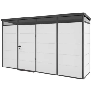מבנה קל מחסן גינה אוורסט 40/10 – שחור 4x1 מטר