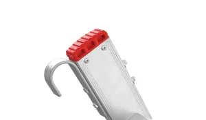 Alternative view of סולם אלומיניום נשען עם ווים ומוט תלייה לקיבוע 5 שלבים 150 ס"מ 3.70 ק"ג