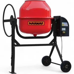 מערבל בטון 180 ליטר חשמלי 800W משקל עצמי 68 ק"ג