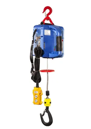 כננת חשמלית משיכה / הרמה ניידת 1500w עד 500 ק"ג 7.6 מטר