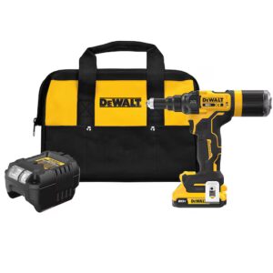 מכשיר ניטים נטען 18v מנוע Brushless מידות 2.4-4.8 מ"מ מהלך 25 מ"מ כולל 2 סוללות 3Ah ומטען