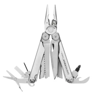 אולר רב תכליתי לדרמן 18 חלקים כולל נרתיק Leatherman WAVE PLUS