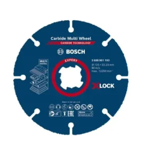 דיסק חיתוך "5 125 מ"מ קוטר "5 BOSCH רב שימושי לעץ, פלסטיק ומסמרים XLOCK