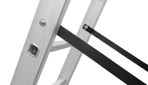 Alternative view of סולם אלומיניום ג משולב תלת חלקי קל משקל 3x6 שלבים