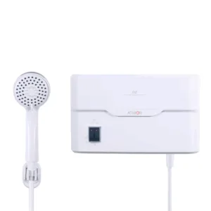 מחמם מים מהיר למקלחת או כיור חשמלי חד פאזי 230v - צבע לבן - אטמור סדרה 210
