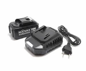 סט סוללה 4Ah 20v ומטען Novax