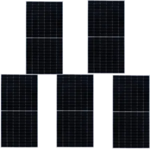 סט 5 פאנלים סולאריים  MONO 540W 49V כולל מתאמים ומפצל MC4 PARALEL