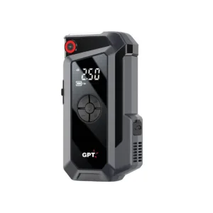 בוסטר התנעה לרכב 12V עם קומפרסור מובנה 8000mAh דגם BO16COM מבית GPT