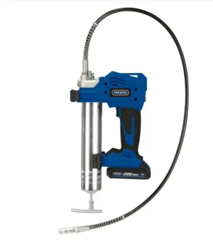 משאבת גריז מגרזת 680 בר נטענת 20v כולל 2 סוללות 2Ah ומטען תוצרת גרמניה
