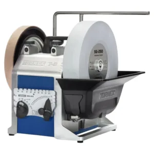 משחזת סכינים ולהבים שולחנית חשמלית דגם TORMEK 200W T-8 טורמק קוטר 250 מ"מ מנוע 200w