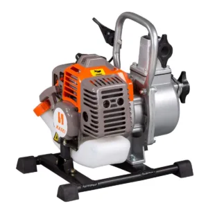משאבת מים "1 מנוע בנזין 2 פעימות 32.6 סמ"ק 108 ל/ד משקל 7.5 ק"ג