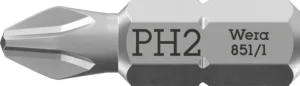 ביט פיליפס מארז 100יח' Z 851/1 PH2X25- מארז 10 יחידות