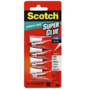 סט 4 יחידות דבק מהיר Scotch 3M - 0.5 גרם ליחידה