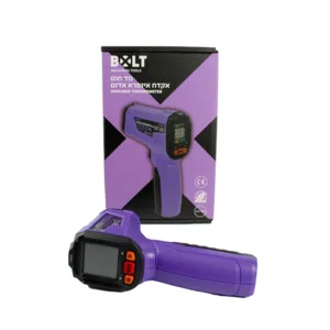 מד טמפרטורה 50ºC− עד 550ºC יחס 1:12 אינפרא אדום