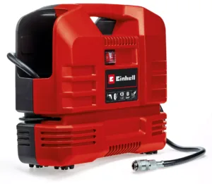 קומפרסור חשמלי 1100w ללא מיכל ללא שמן הספק עד 165 ליטר/דקה לחץ 8 בר כולל צינור 3 מטר