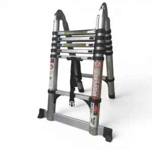 סולם טלסקופי 5X5 מתקפל 10 ש KR-0320MM KRAUSS