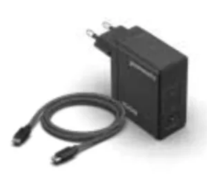 מטען 100w עם 3 כניסות usb-c וכבל באורך 1 מטר