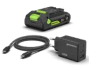 מטען usb-c 65w כולל כבל וכולל סוללה 24v 2ah