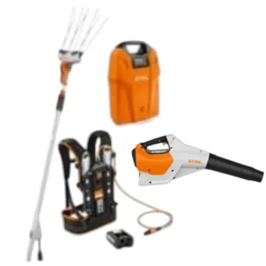 מנערת זיתים נטענת SPA140 כולל סוללת גב + מנשא  + מטען + מתאם וכבל טעינה + מפוח מתנה