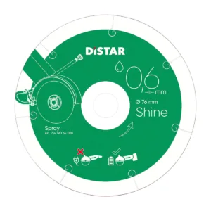 להב יהלום 76 מ"מ SHINE בעובי 0.6 מ"מ