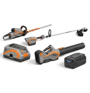סט כלים 44v נטען PELLENC ESSENTIAL – מגזמת + חרמש + מפוח + סוללה + מטען