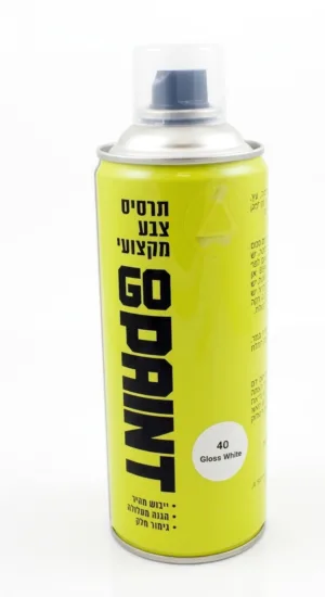 ספריי צבע לבן מבריק 400 סמ"ק